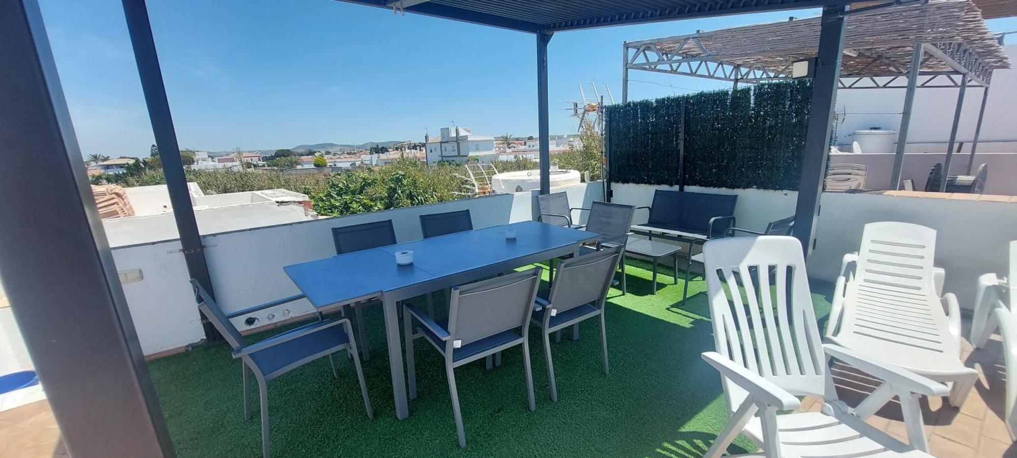 Villa Casa totalmente nueva a 50 metros de la playa El Palmar  Exterior foto